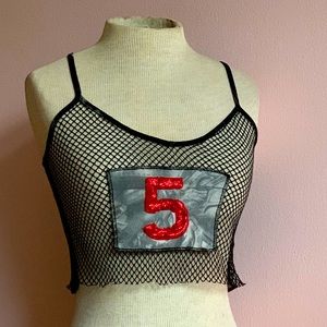 Fishnet Crop Top